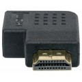 Adaptor HDMI αρσ. - HDMI θηλ. σε γωνία 353489