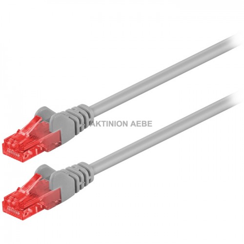 68439 CAT6 UTP patchcable grey 1m