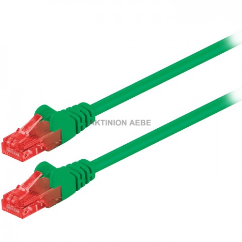 68435 CAT6 UTP patchcable green 0.5m