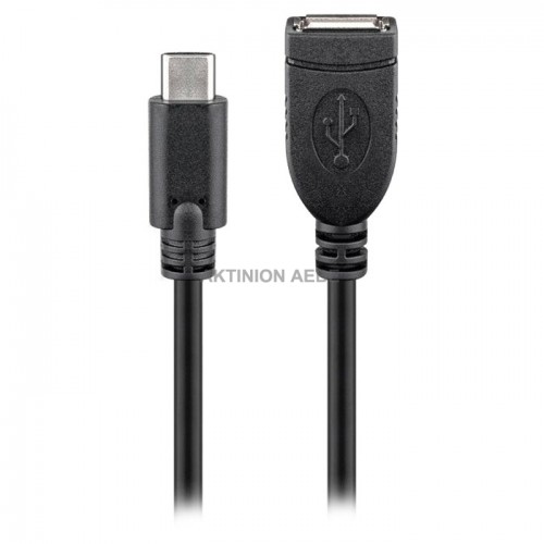 55470 USB-C extension cable black 