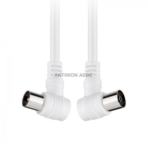 11521 Angled antenna cable double shielded 2.5m