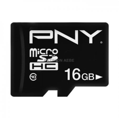 PNY P-SDU16G10PPL-GE 16GB Κάρτα μνήμης microSDHC Class 10