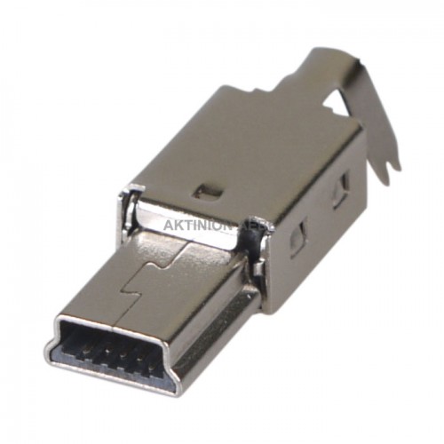 MINI-USB Βύσμα καλωδίου USB mini 5pin αρσενικό