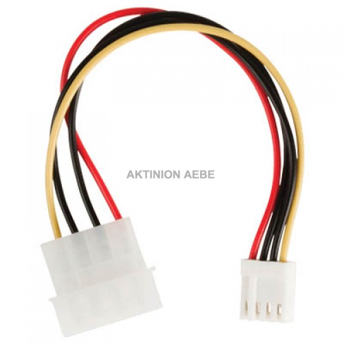 Internal power adapter cable Molex male 2 x FDD female 0.15m