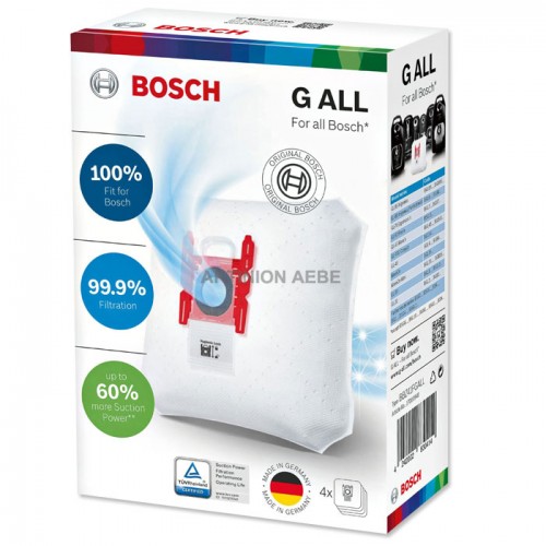 BBZ41 FGALL Σακούλες για ηλεκτρικές σκούπες Bosch τύπου G