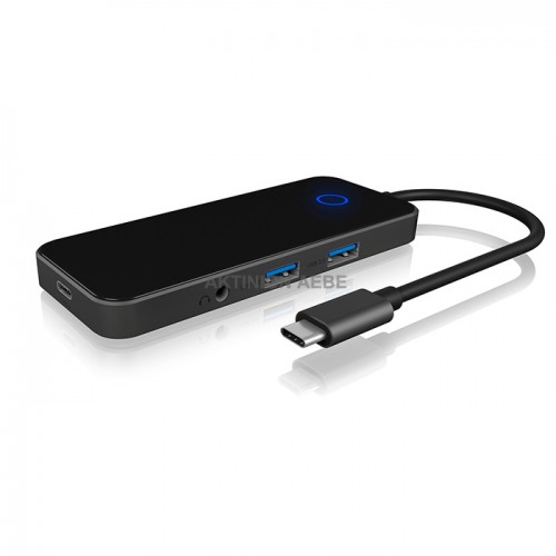 ICY BOX IB-DK4025-CPD USB Type-C DockingStation with integrated cable