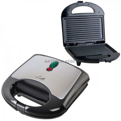 Sandwich toaster with grill plates LIFE STG-001