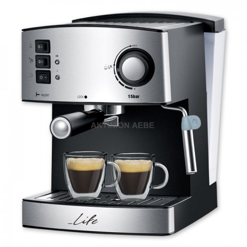 LIFE ESP-100 Mηχανή Espresso-Cappuccino 15bar 850W