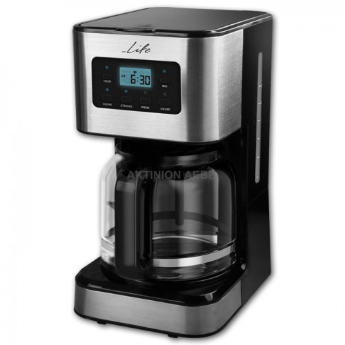 LIFE CM-200 Προγραμματιζόμενη καφετιέρα φίλτρου 1.5L 950W