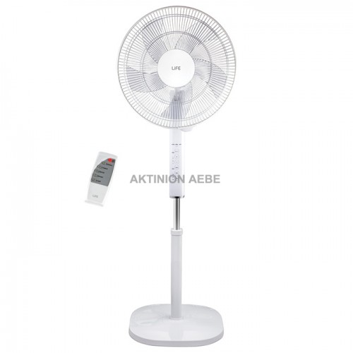 LIFE MISTRAL Stand fan with remote control 55W