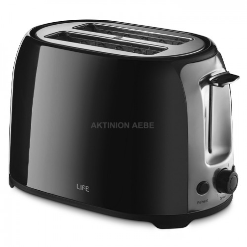 LIFE CRISPY BLACK Automatic toaster 750W