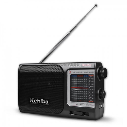 KCHIBO KK-8120 Φορητό ραδιόφωνο FM MW SW με τροφοδοσία ρεύματος και μπαταρίες