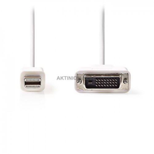 NEDIS CCGP37700WT20 Cable Mini DisplayPort Male DVI-D Male 2m 