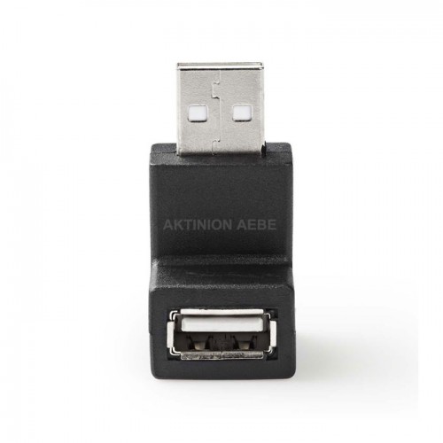 NEDIS CCGP60930BK Αντάπτορας USB 2.0 αρσ USB θηλ 90°