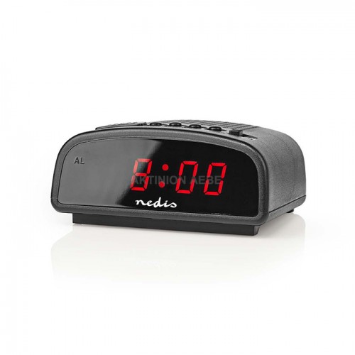 NEDIS CLDK008BK ψηφιακό ρολόι-ξυπνητήρι με οθόνη LED και snooze
