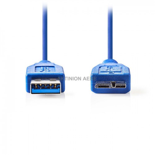 NEDIS CCGP61500BU10 USB 3.0 Cable A Male Micro B Male 1m