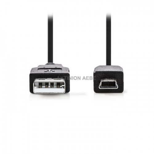 NEDIS CCGT60300BK20 USB 2.0 Cable A Male Mini 5-Pin Male 2m
