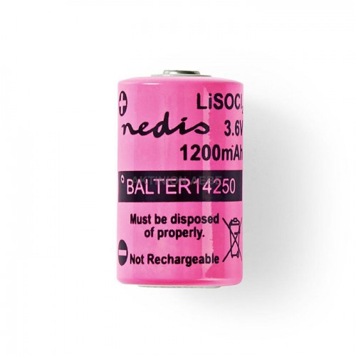 NEDIS BALTER14250 Μπαταρία Lithium Thionyl Chloride 1/2 AA 3.6V 1200mAh