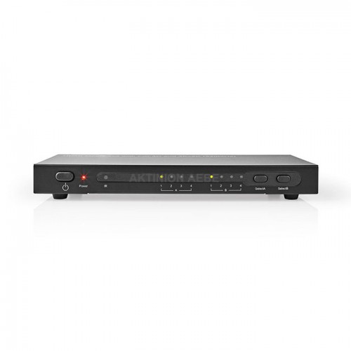 NEDIS VMAT3462AT HDMI Matrix Switch 6 θυρών 4 είσοδοι σε 2 εξόδους με υποστήριξη 4K2K και 3D