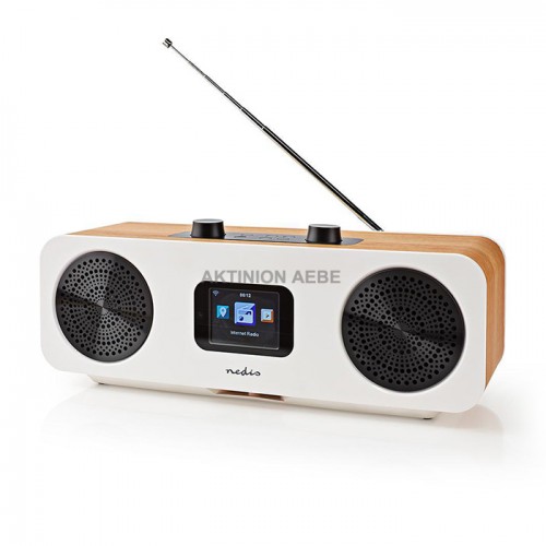 NEDIS RDIN2500WT Internet+DAB+FM ραδιόφωνο με λειτουργία Bluetooth 34W