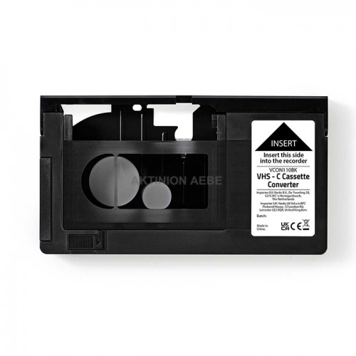 NEDIS VCON110BK Αντάπτορας για κασέτες VHS-C σε VHS