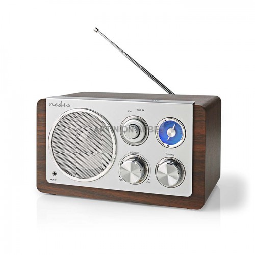 NEDIS RDFM5110BN Επιτραπέζιο αναλογικό ραδιόφωνο FM