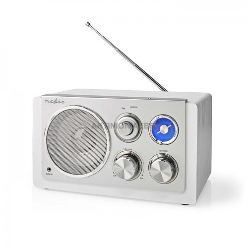 NEDIS RDFM5110WT Επιτραπέζιο αναλογικό ραδιόφωνο FM
