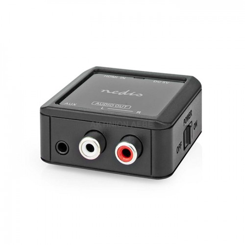 NEDIS ACON3415AT Ψηφιακός μετατροπέας ήχου HDMI σε 3.5mm+2xRCA